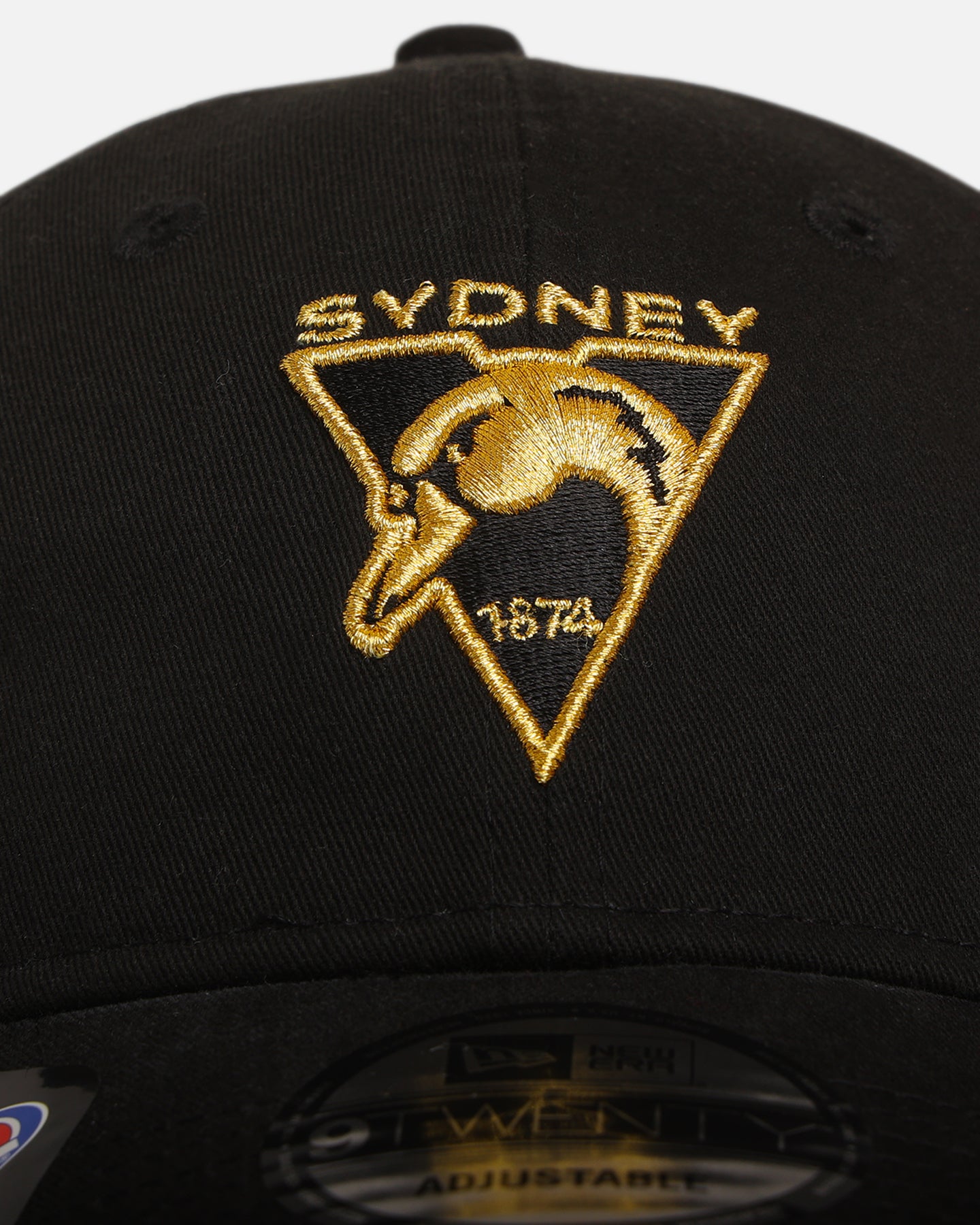 New Era Sydney Swans 'AFL Black & Gold' 9TWENTY Strapback Black/Gold、mySite、zt4zffjzw