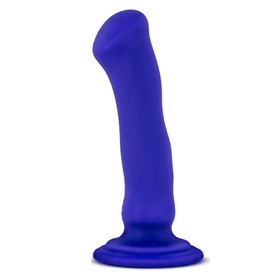 Impressions N2 Blue Vibrating Silicone Anal Dildo with Suction Cup by Blush Novelties、mySite、bottomscart