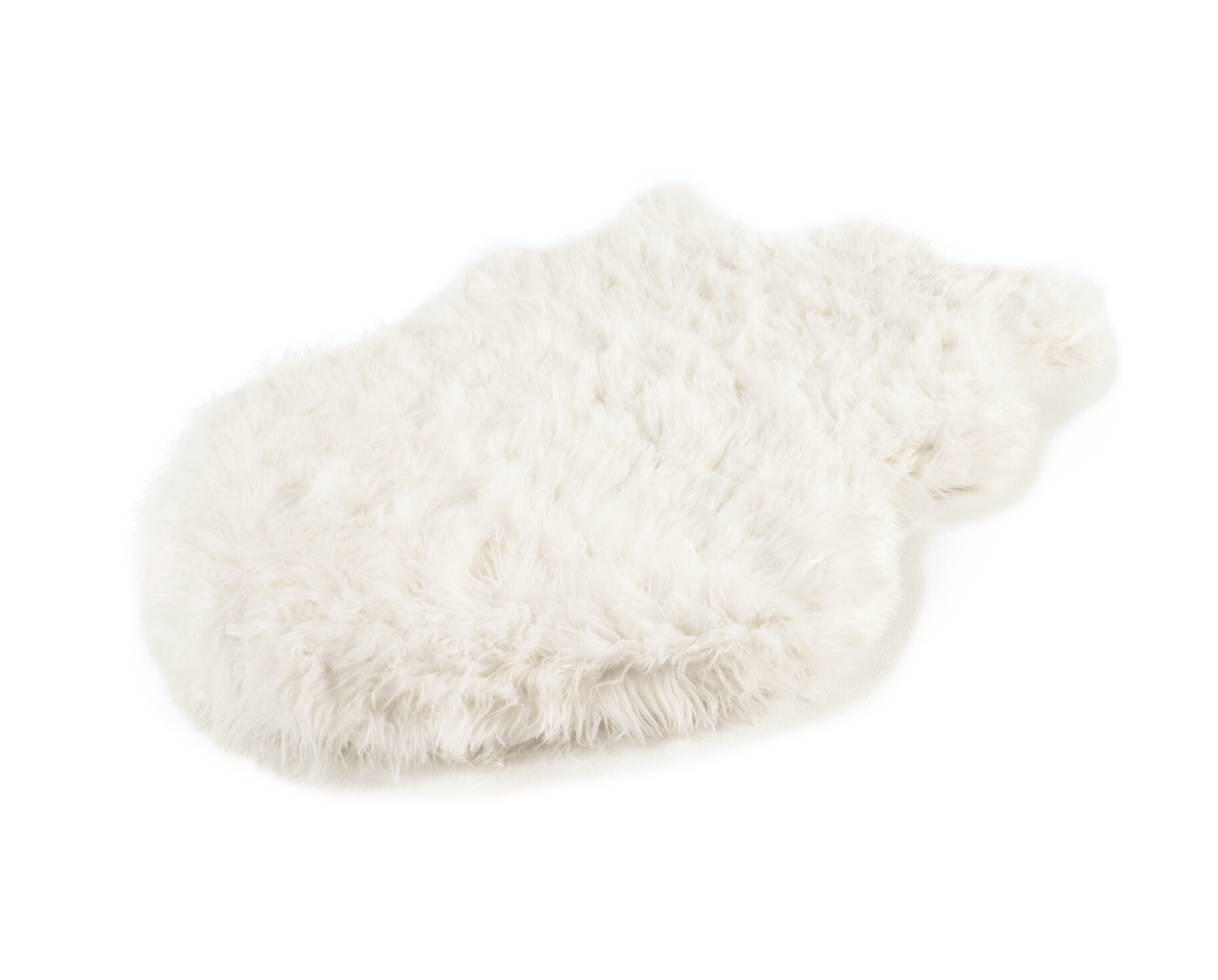 PupRug™ Faux Fur Orthopedic Dog Bed Cover - Curve Polar White (Bed Not Included)、mySite、solidvoid