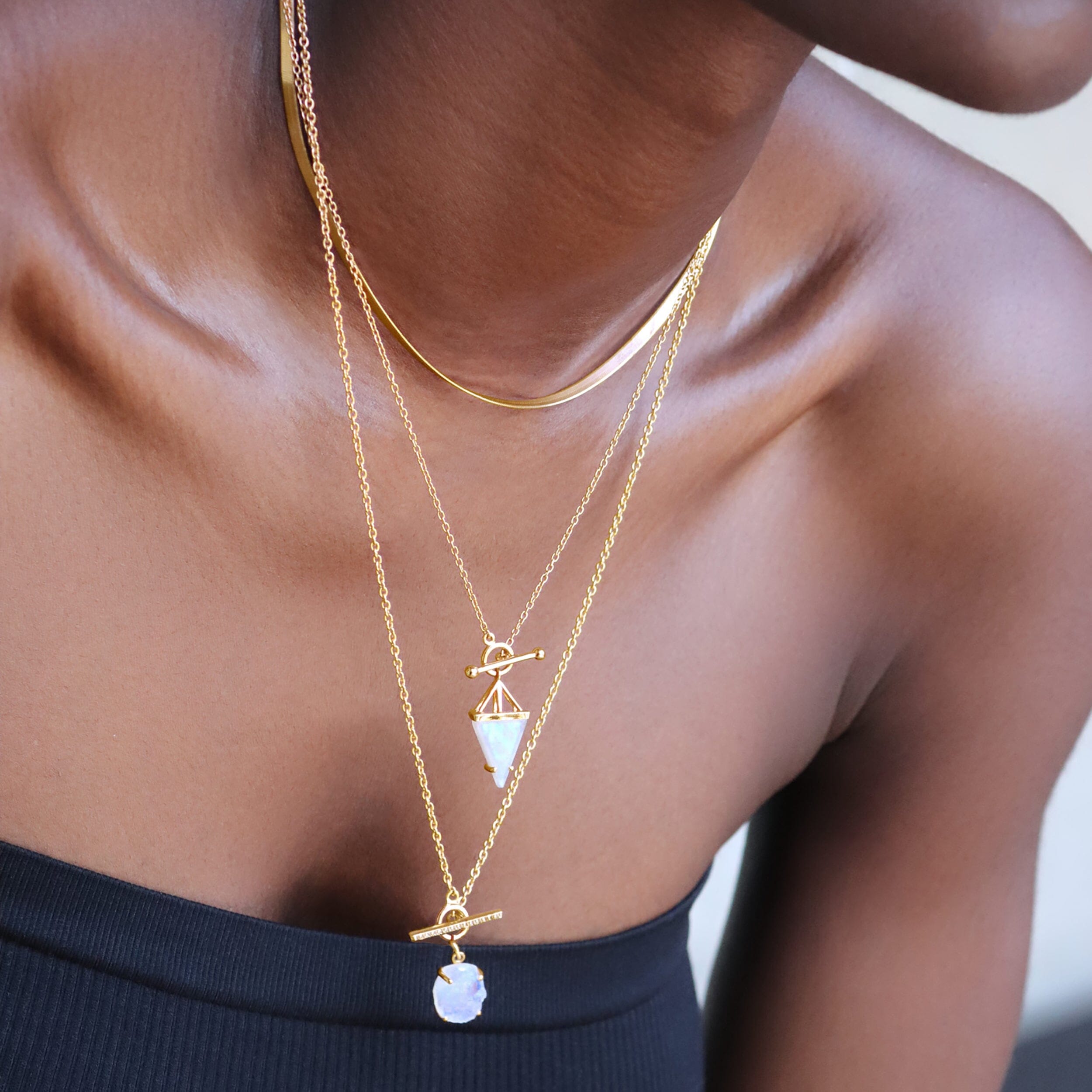 Moonstone Necklace - Heroine T-Lock、mySite、hinf8tx79