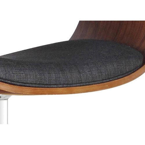 Weathered Oak Modern Swivel-Adjustable Barstool with Armrests、、casual