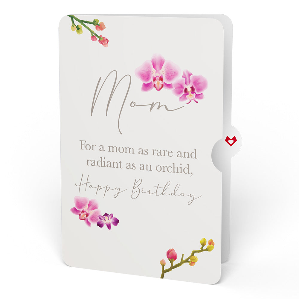 Watercolor Orchid Birthday Pop-Up Card and Sentiment Set for Mom、mySite、solidvoid