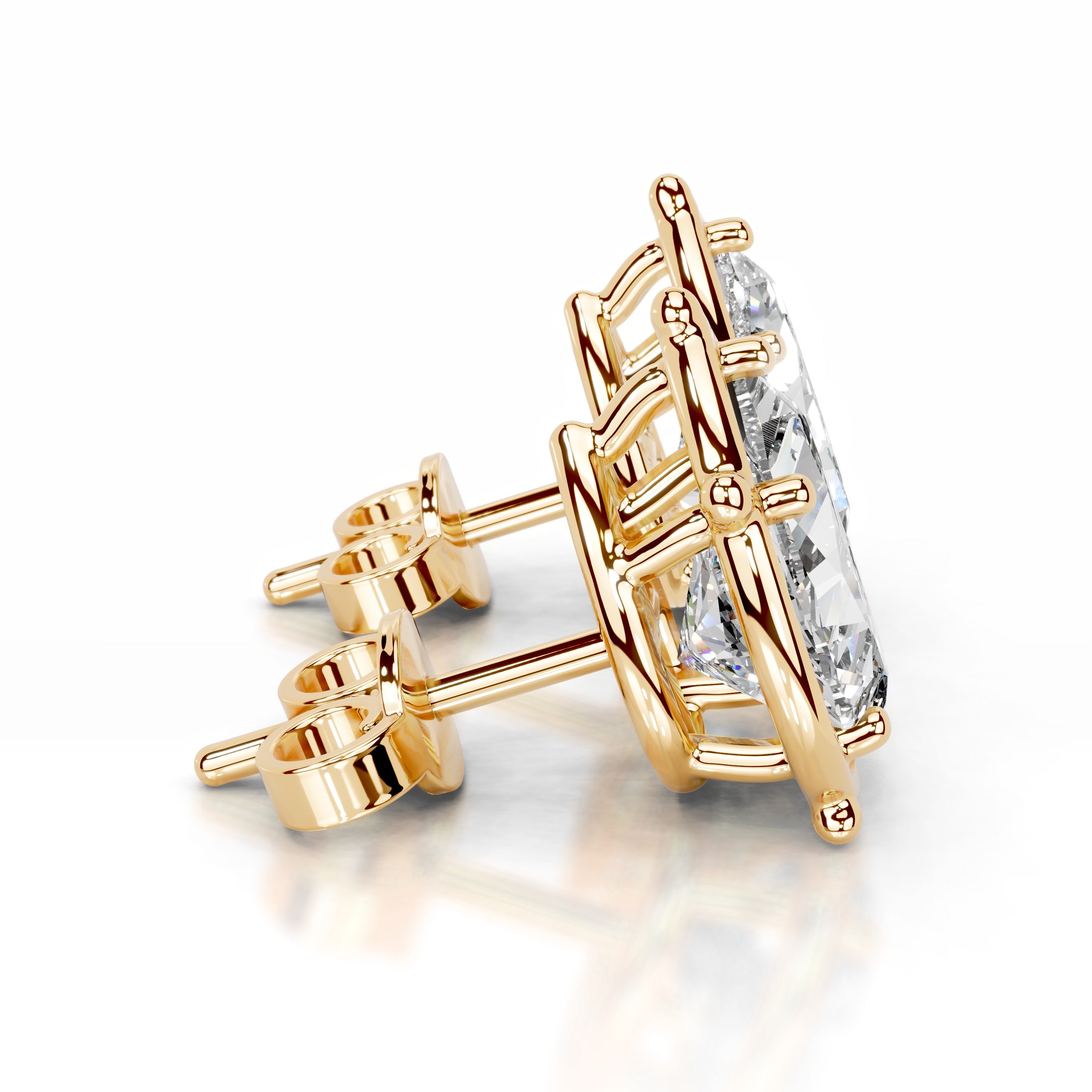 Rooted in Love Lab Grown Diamond Earrings - 18K Yellow Gold、mySite、hinf8tx79