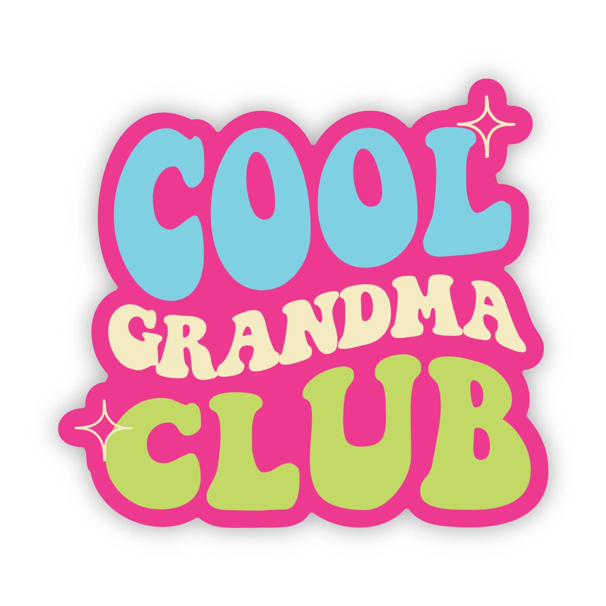  Cool Grandma Club Sticker、mySite、ghnorth