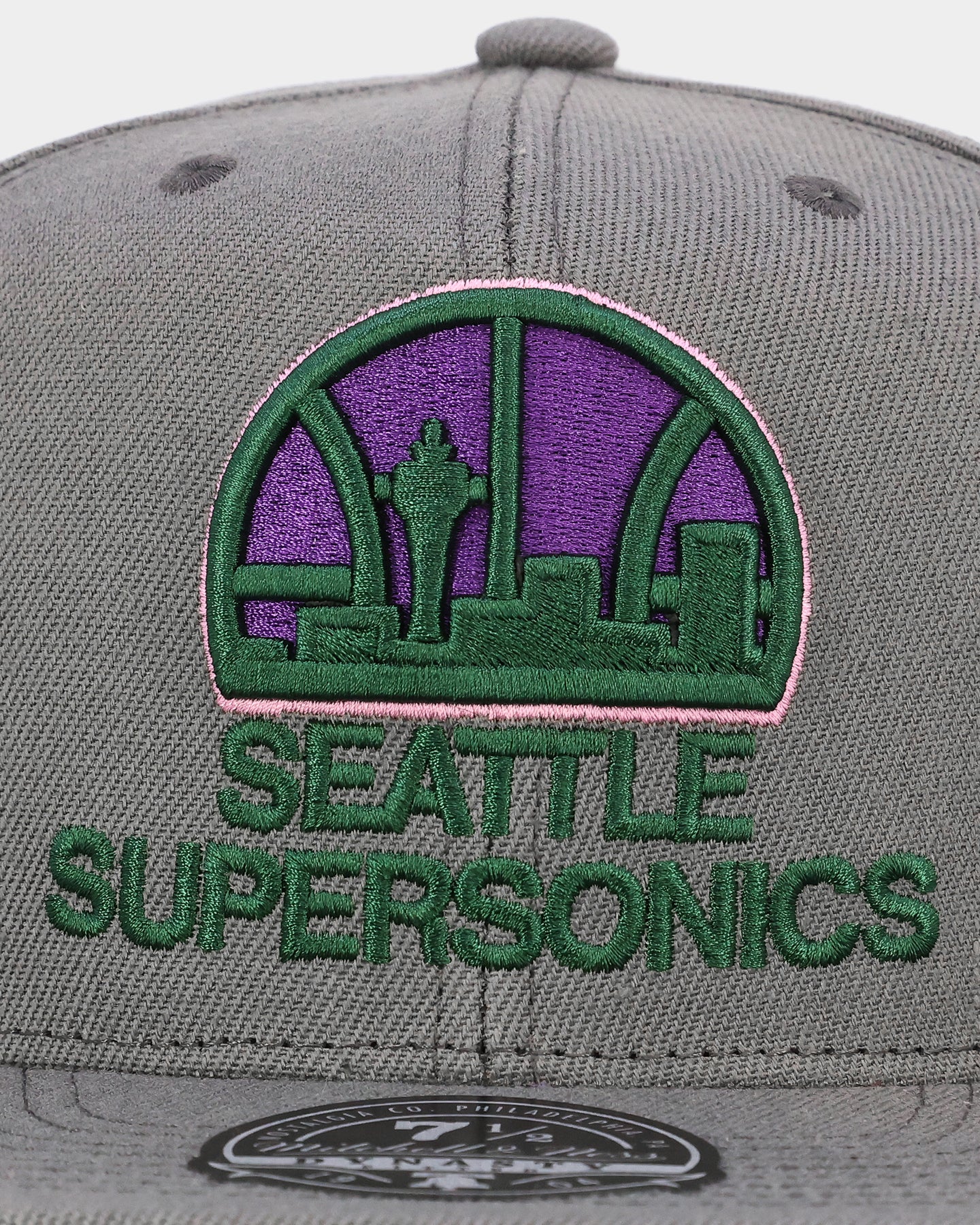 Mitchell & Ness Seattle Supersonics 'From Dusk' Fitted Grey、mySite、zt4zffjzw
