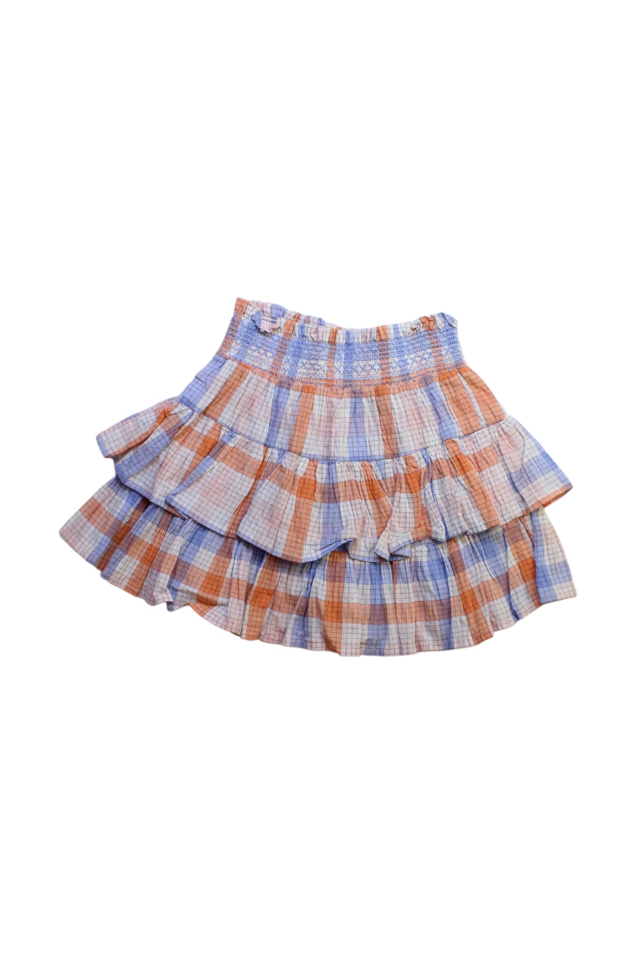 Seed Ruffled Plaid Skirt 8Y、mySite、g9winljtr
