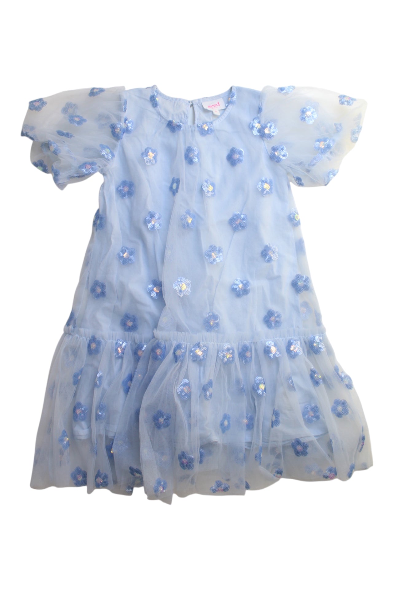 Seed Floral Short Sleeve Dress 6T、mySite、g9winljtr