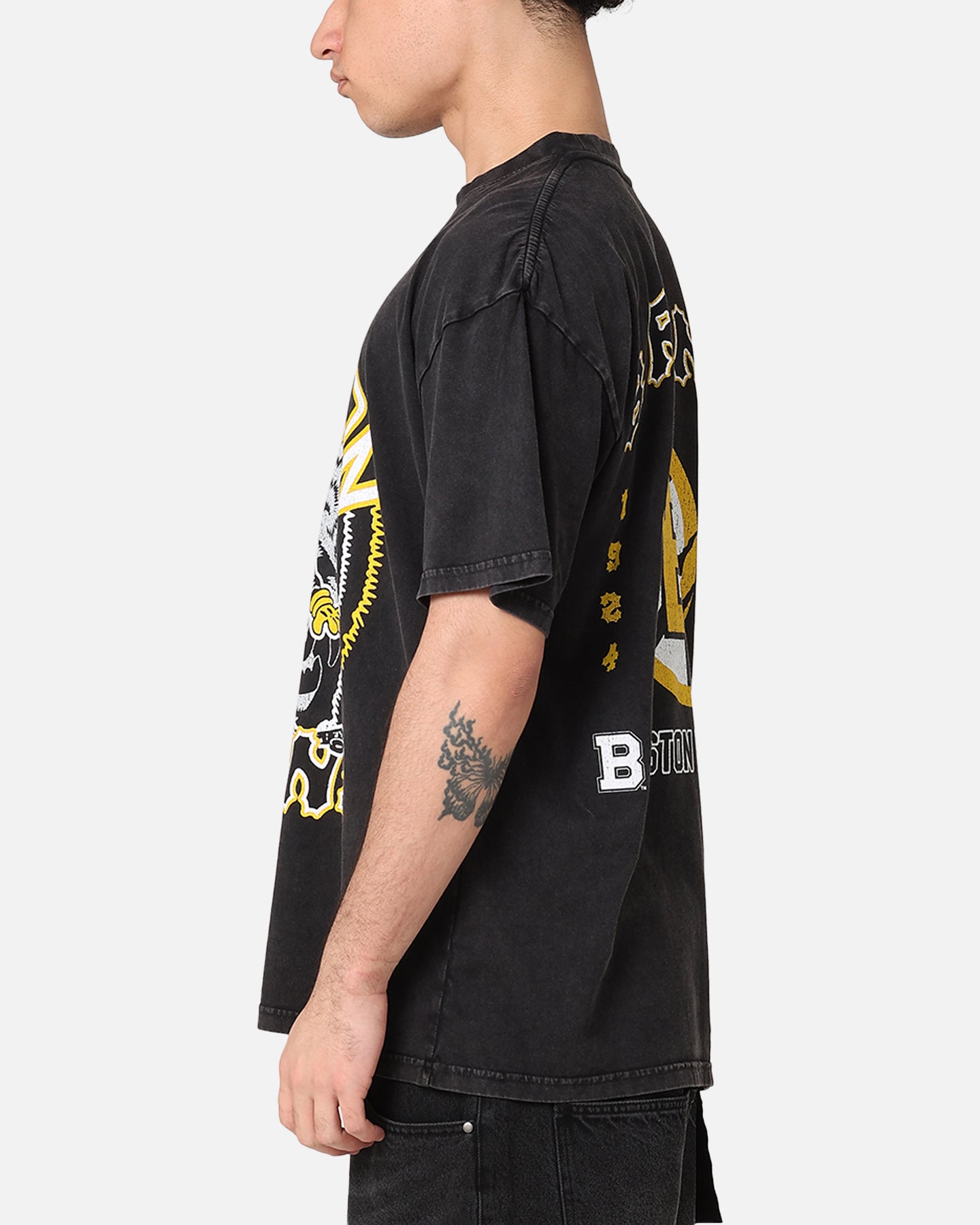 Culture Kings Boston Bruins Blades Heavy T-Shirt Black Acidwash、mySite、zt4zffjzw