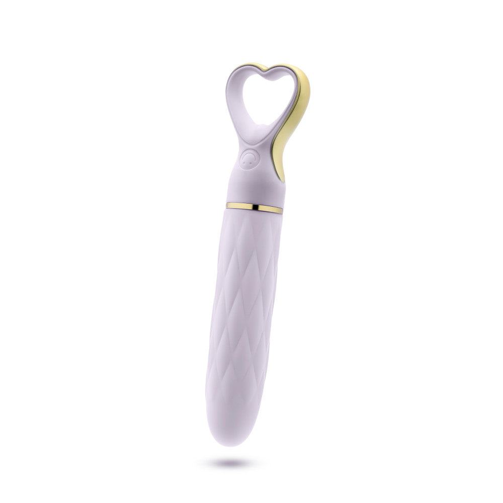 Delice™ By Blush® | Heartthrob Silicone Bullet Vibrator With Heart-Shaped Handle – Lavender Love、mySite、bottomscart