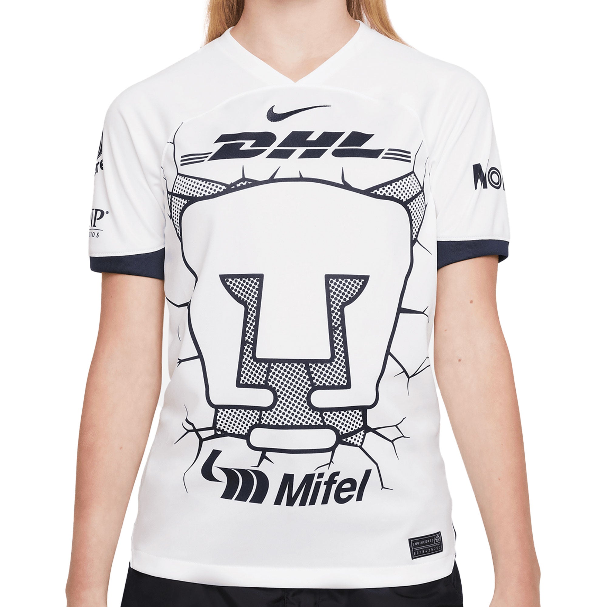 Nike Kids Pumas UNAM 2023/24 Home Jersey White/Navy、mySite、bottomscart