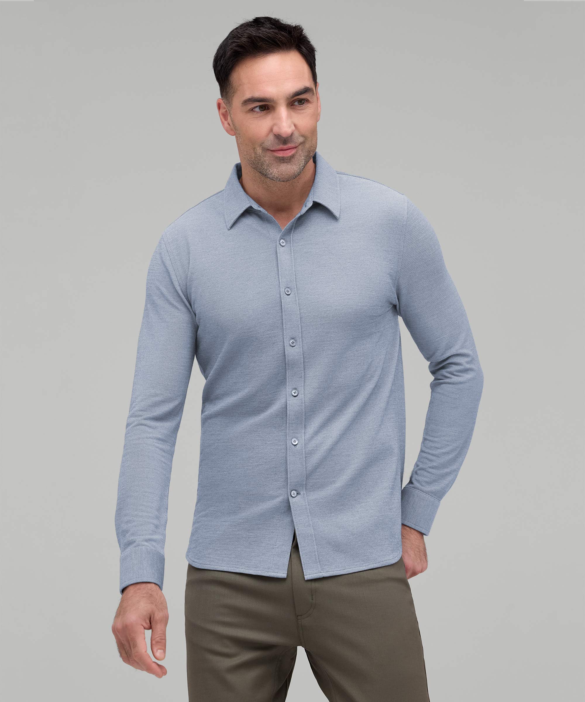 Men's Merino Button-Up、mySite、noshort