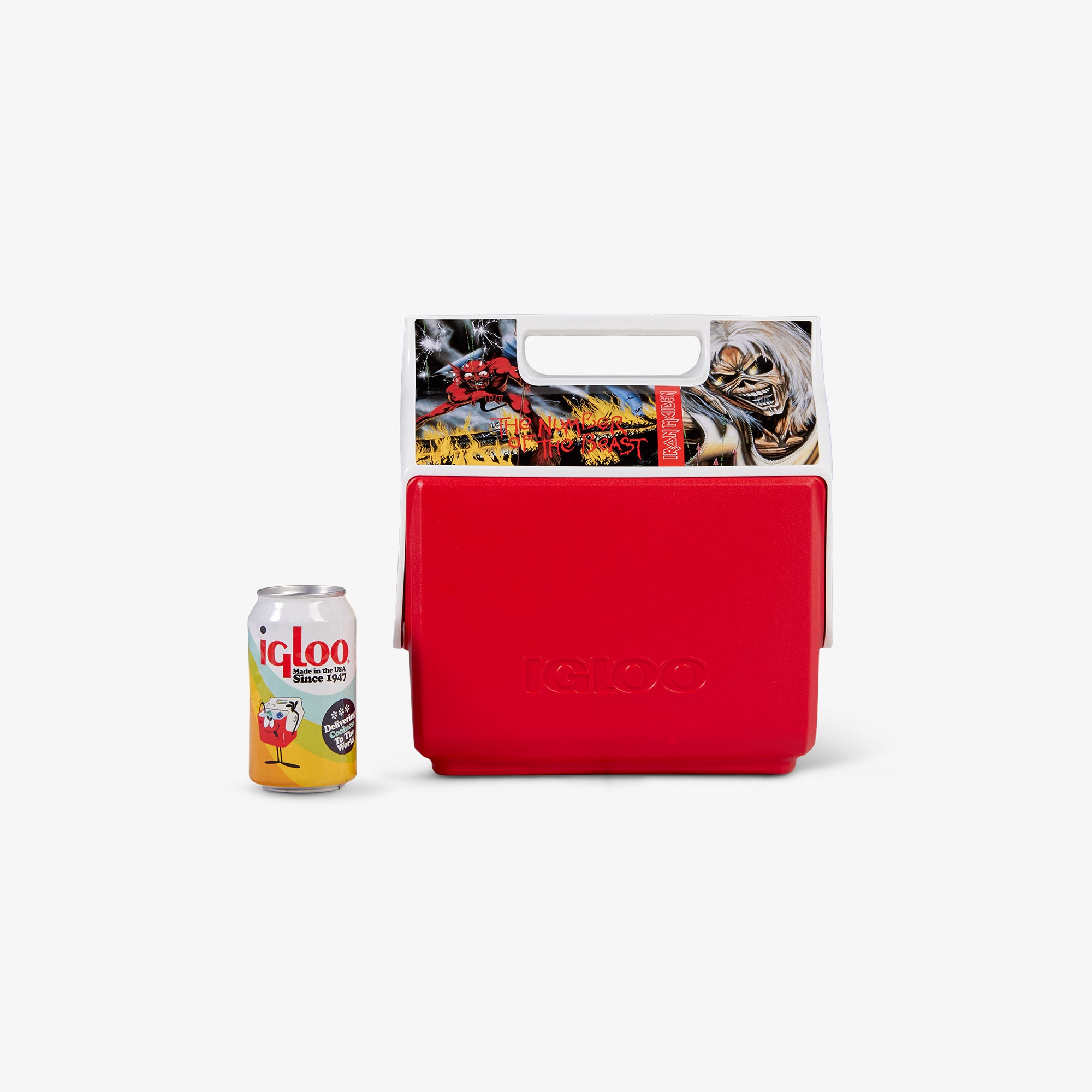 Iron Maiden The Number of the Beast Little Playmate 7 Qt Cooler、mySite、noshort