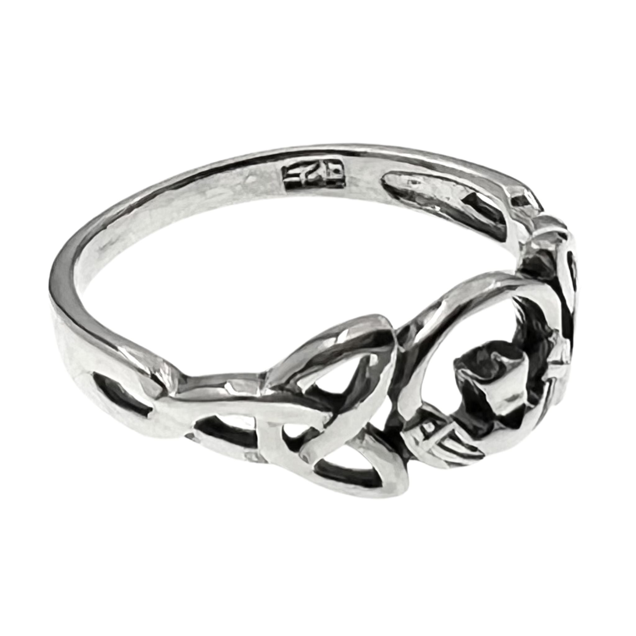 Sterling Silver Celtic Claddagh Ring / SSR0078、mySite、dreamappss