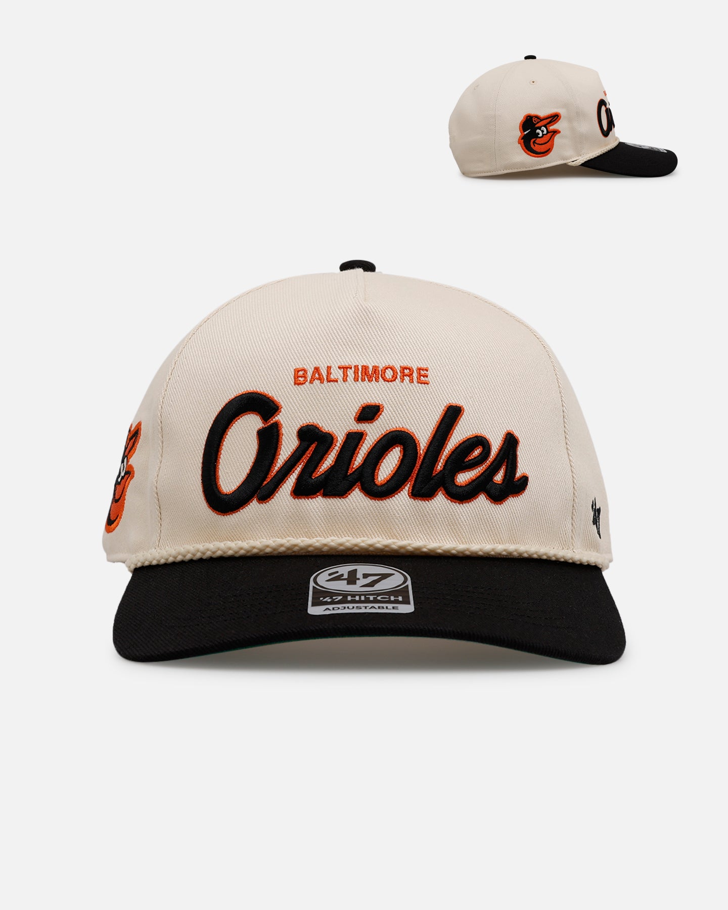 47 Brand Baltimore Orioles 'MLB Opening Day' Script Hitch Snapback Natural、mySite、zt4zffjzw