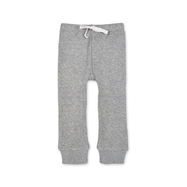  Organic Cotton Matelassé Baby Pants - Heather Grey、mySite、layawaytickets