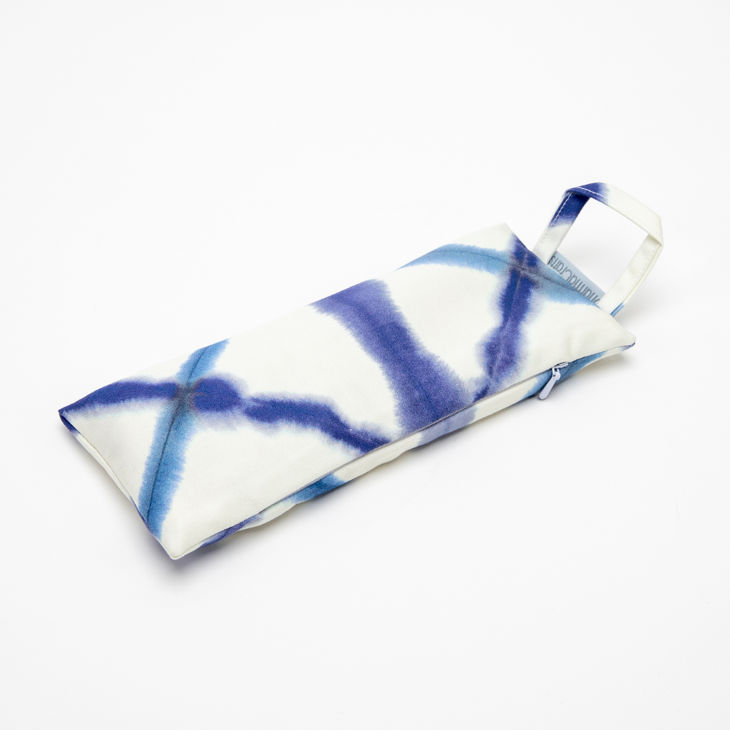 Yoga Eye Pillow in Blue Watercolor Geometric、mySite、topwebapps