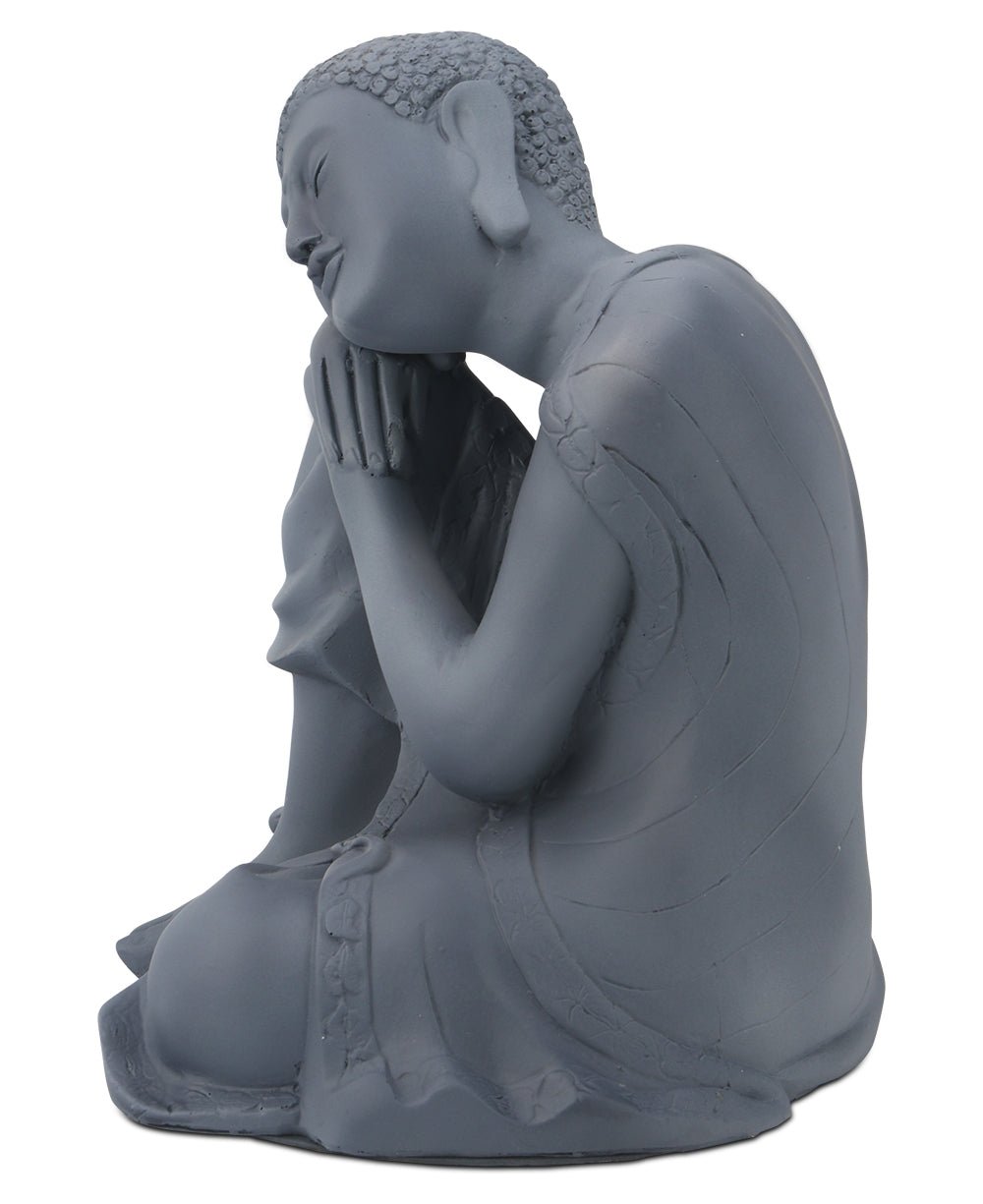 Resting Buddha Statue Grey、mySite、topwebapps