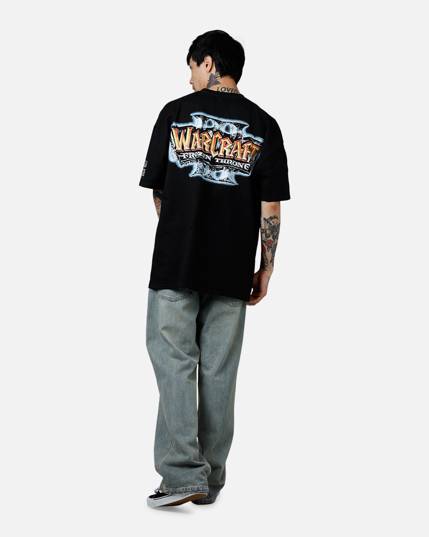 American Thrift X Warcraft III: The Frozen Throne T-Shirt Black、mySite、zt4zffjzw