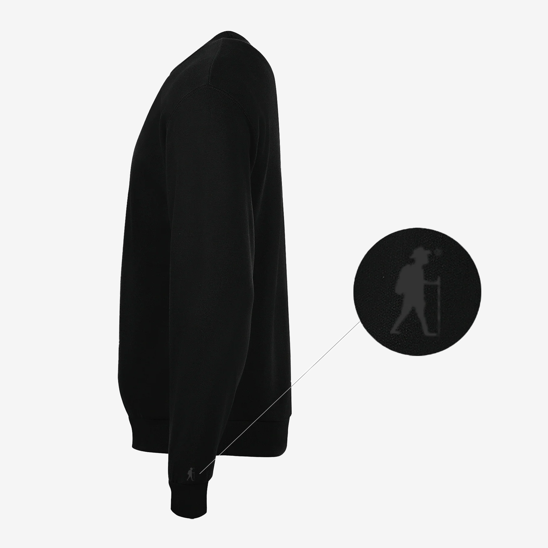 FELPA NERA GIROCOLLO CON LOGO RICAMATO GIUBILEO 2025、mySite、topwebapps