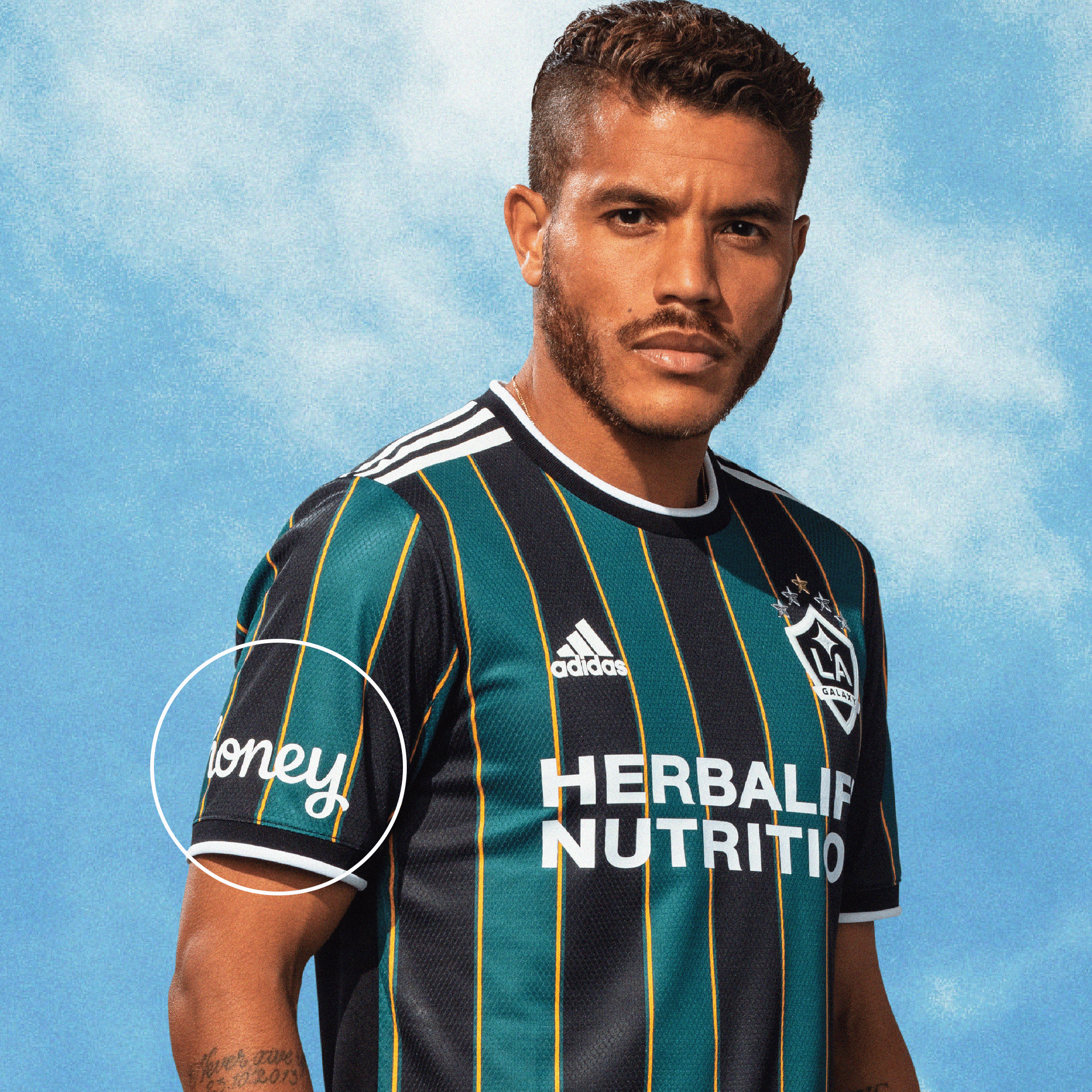 LA Galaxy 2021/23 Away Honey Patch、mySite、noshort