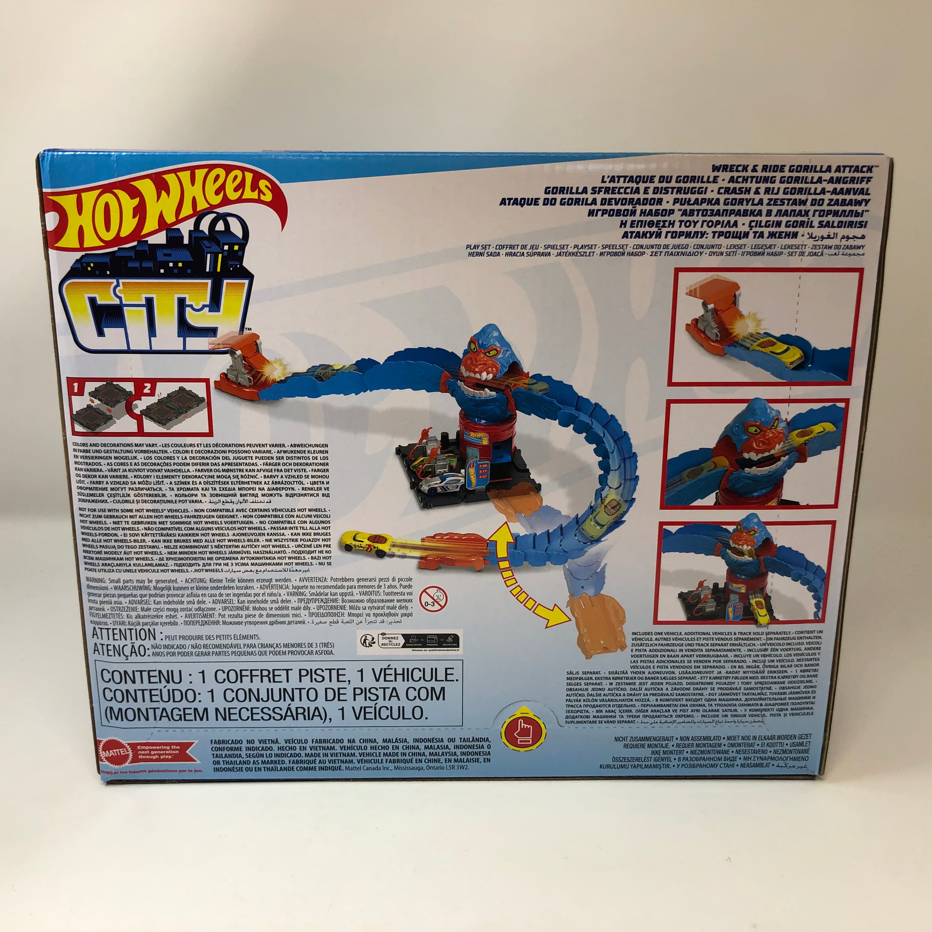 Wreck & Ride Gorilla Attack * Hot Wheels City Track Pack、mySite、hgirdovlk