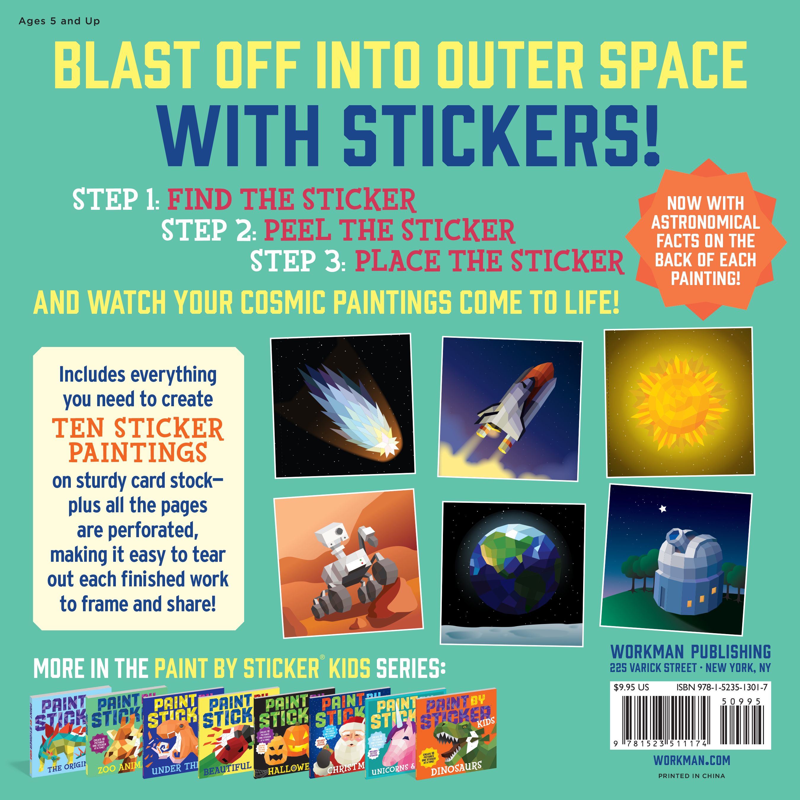  Space Paint By Sticker Book、mySite、ghnorth