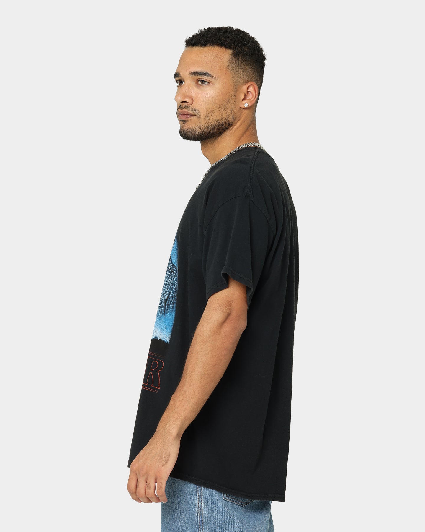 Goat Crew X Stranger Things Beginning Vintage T-Shirt Washed Black、mySite、zt4zffjzw