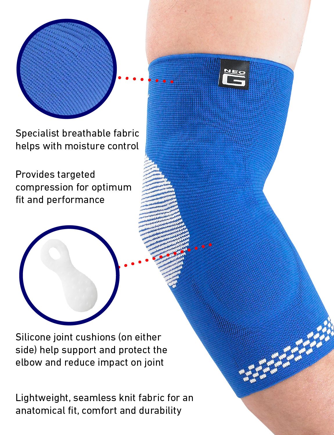  Airflow Plus Elbow Support with Silicone Joint Cushions、mySite、preschool7hills