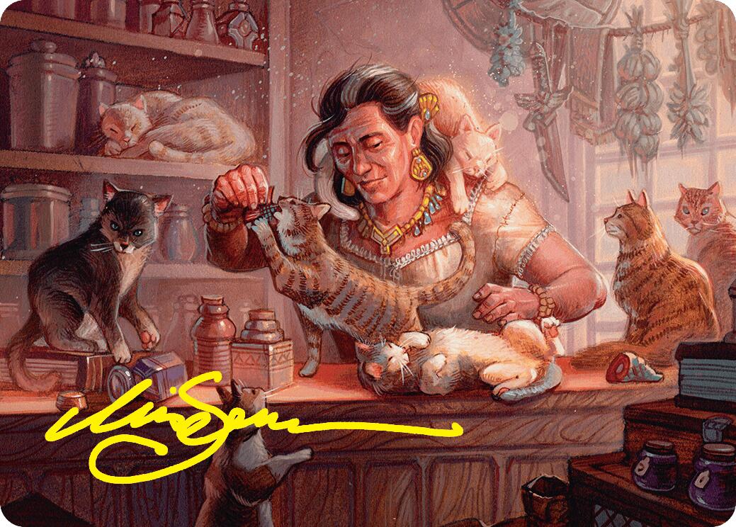 Cat Collector Art Card (1/54) (Gold-Stamped Signature) Foundations Art Series、mySite、waistdrama