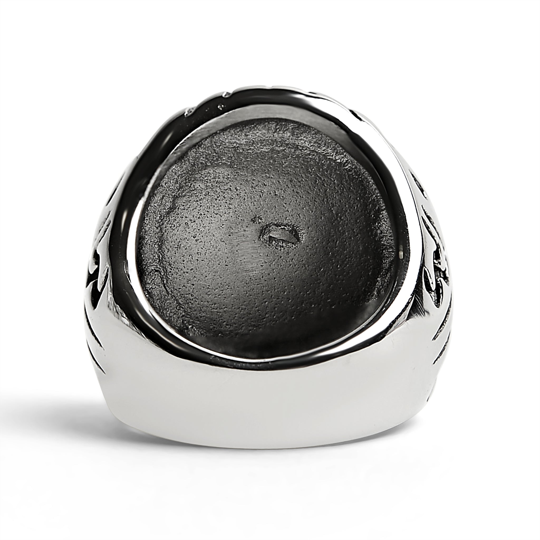 Stainless Steel Large Filigree Skull Signet Ring / SCR4012、mySite、dreamappss