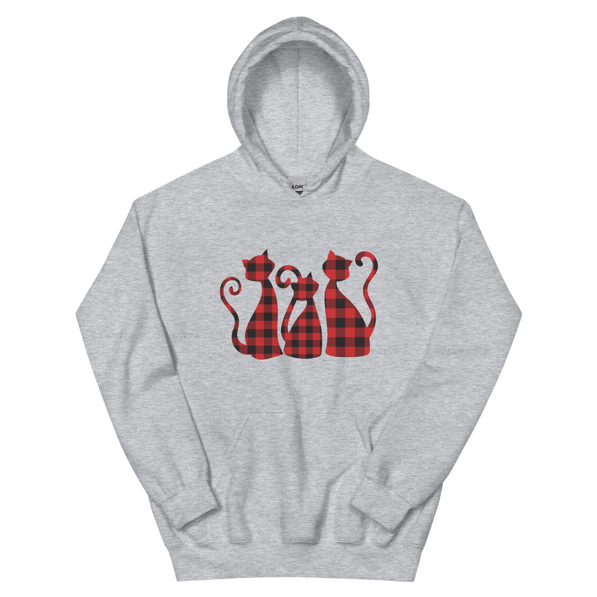 Gingham Cats Hoodie、mySite、camillekostekn