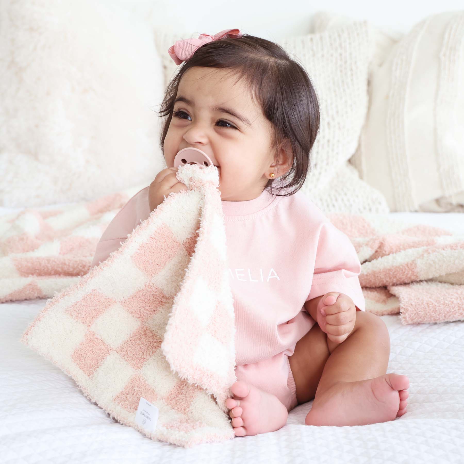  CuddleLane™ Luxe Lovey | Rose Check、mySite、layawaytickets