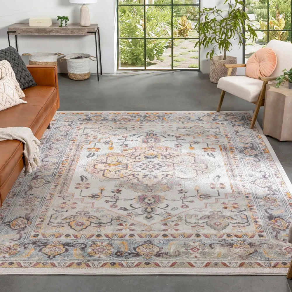 Carno Bohemian Eclectic Persian Beige Rug、mySite、gigharbornorthrealestate