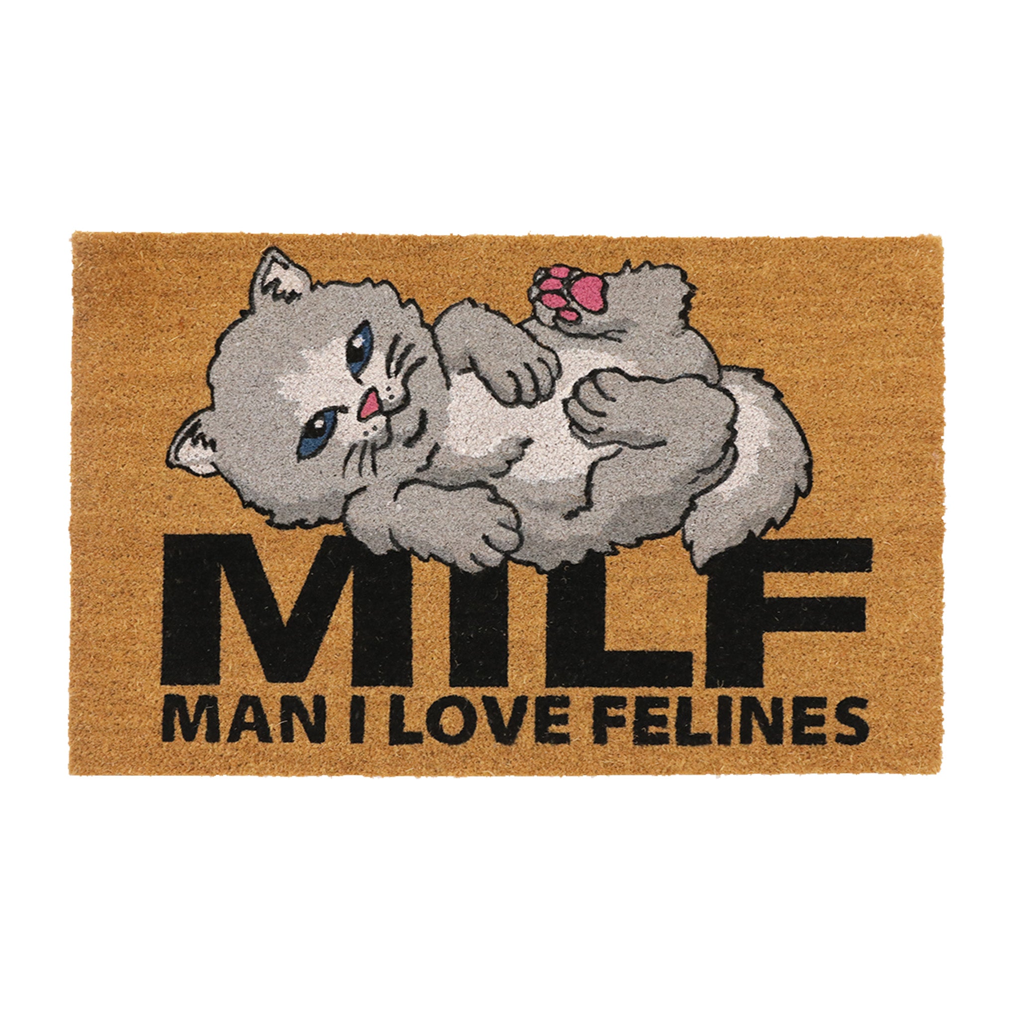  Man I Love Felines Rug (Brown)、mySite、merchandisen