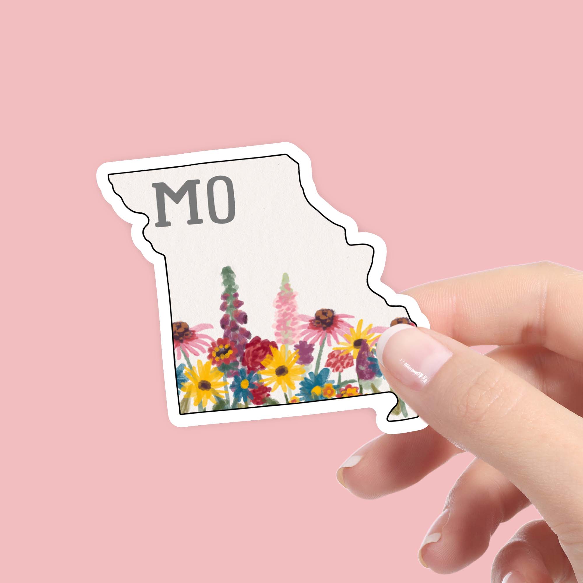  Missouri Painterly Pattern Sticker、mySite、elrpsem3k
