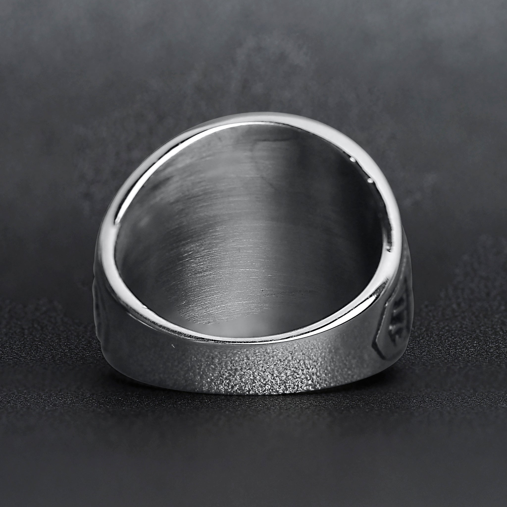 Stainless Steel United States Marine Corp Military Women's Ring with Red Stone / MCR4070、mySite、dreamappss