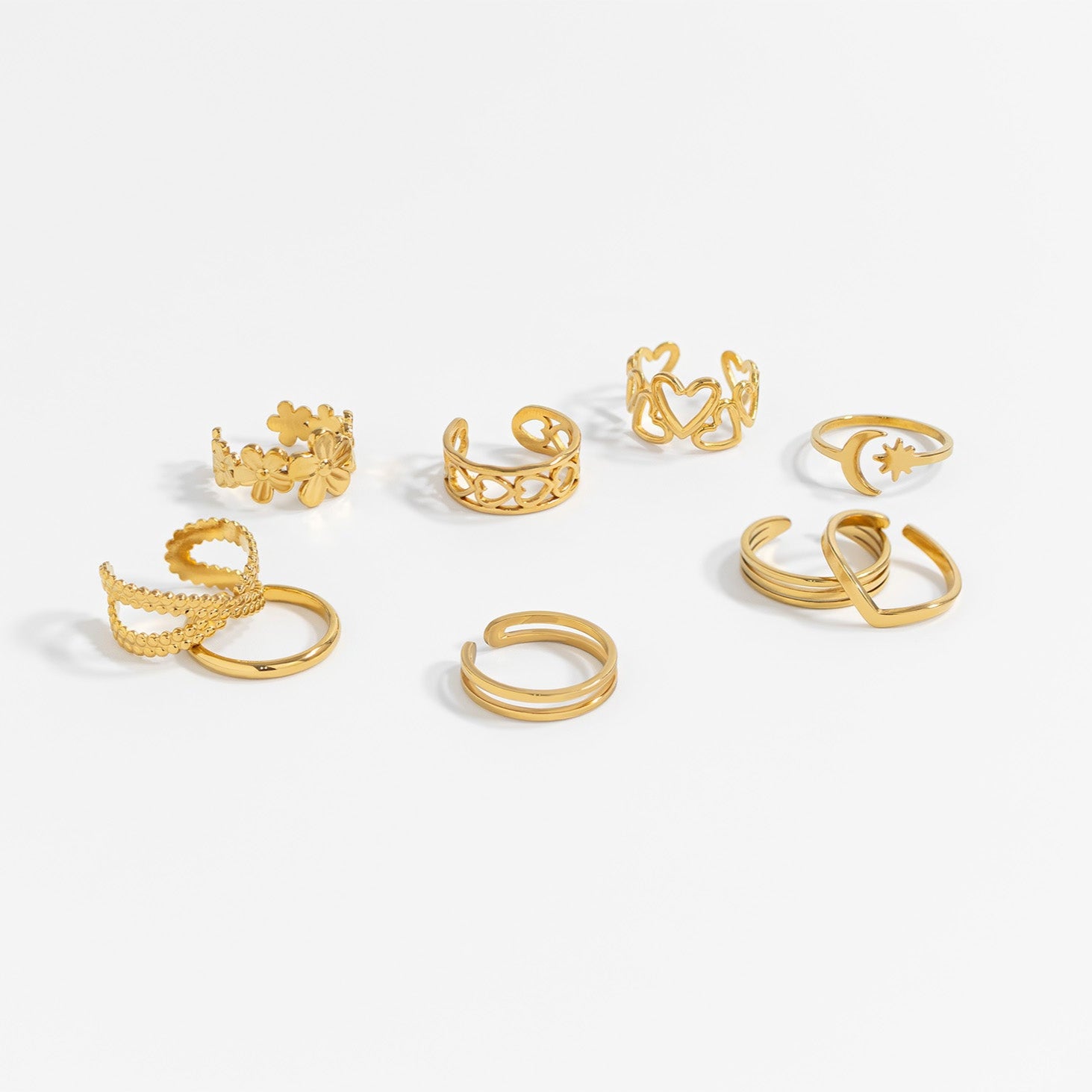 18K Gold PVD Stainless Steel Toe Ring / KSS0015、mySite、dreamappss