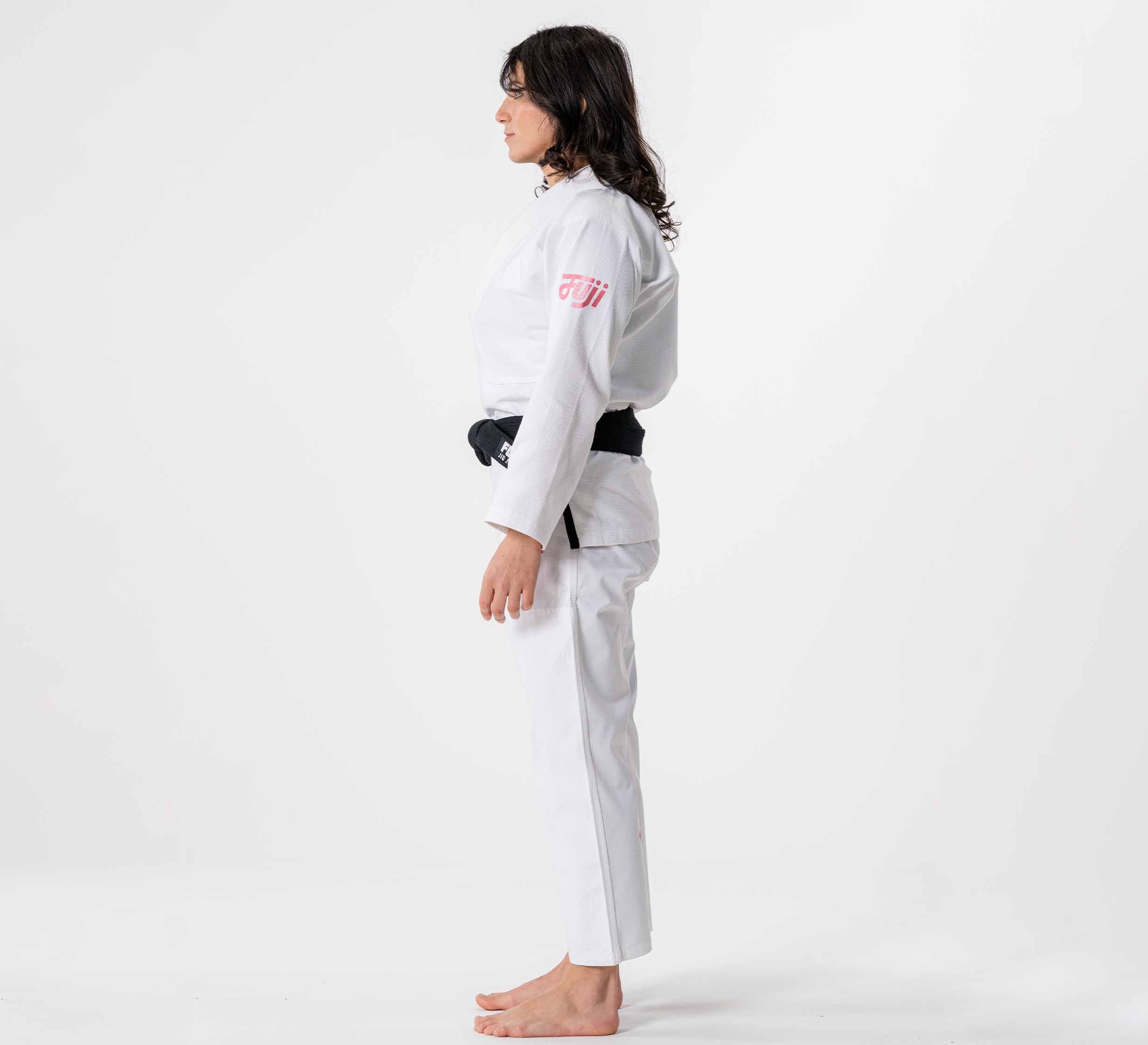 Womens Flow-Tech BJJ Gi White/Pink/Teal、mySite、gigharbornorthrealestate