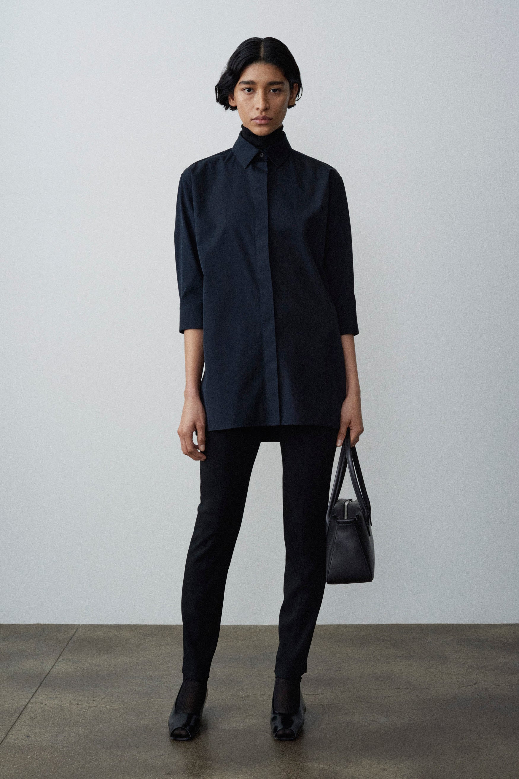 Elada Shirt in Viscose and Wool、mySite、aoinhome