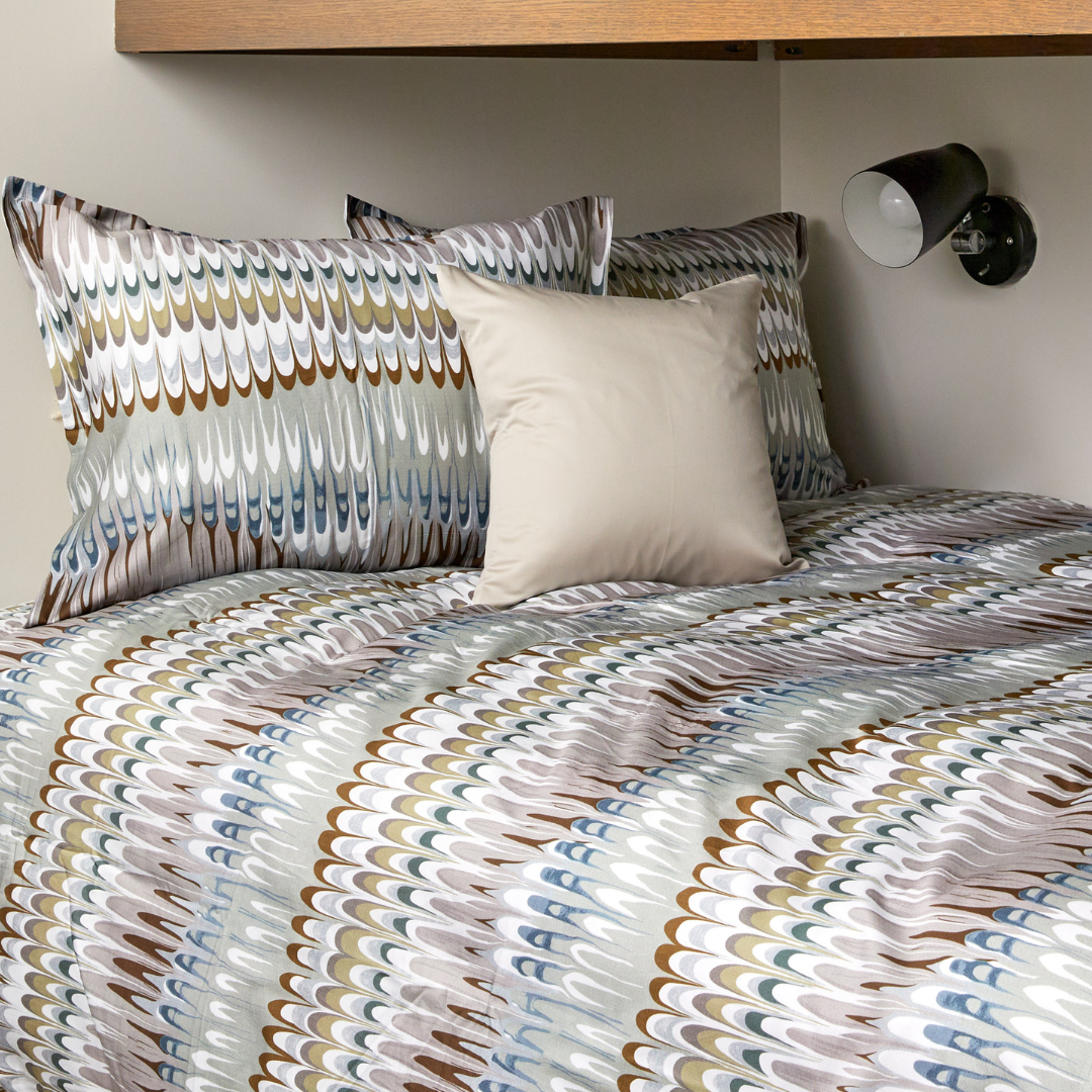  DH Waves Linen Set 4PC、mySite、elrpsem3k