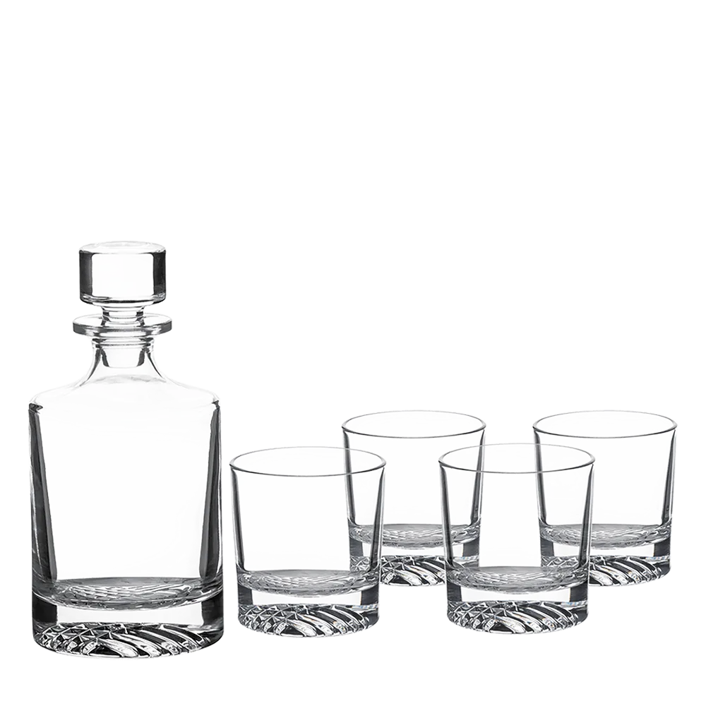 Polar Camel Glass Decanter Set with 9 oz Glasses and Gift Box、mySite、noshort