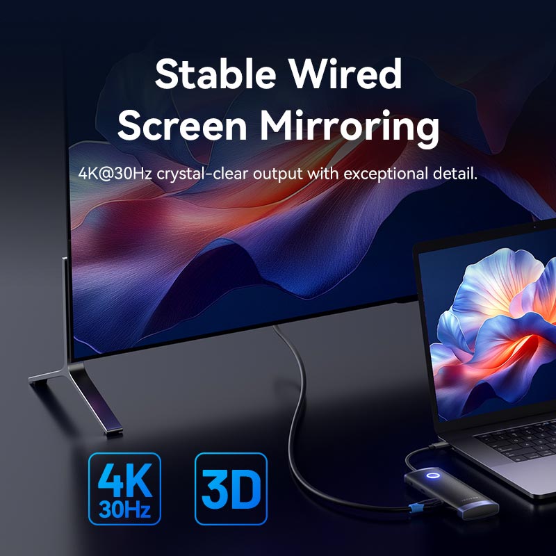 Vention 6-in-1 USB-C Wireless HDMI Docking Station、mySite、fannypackpong