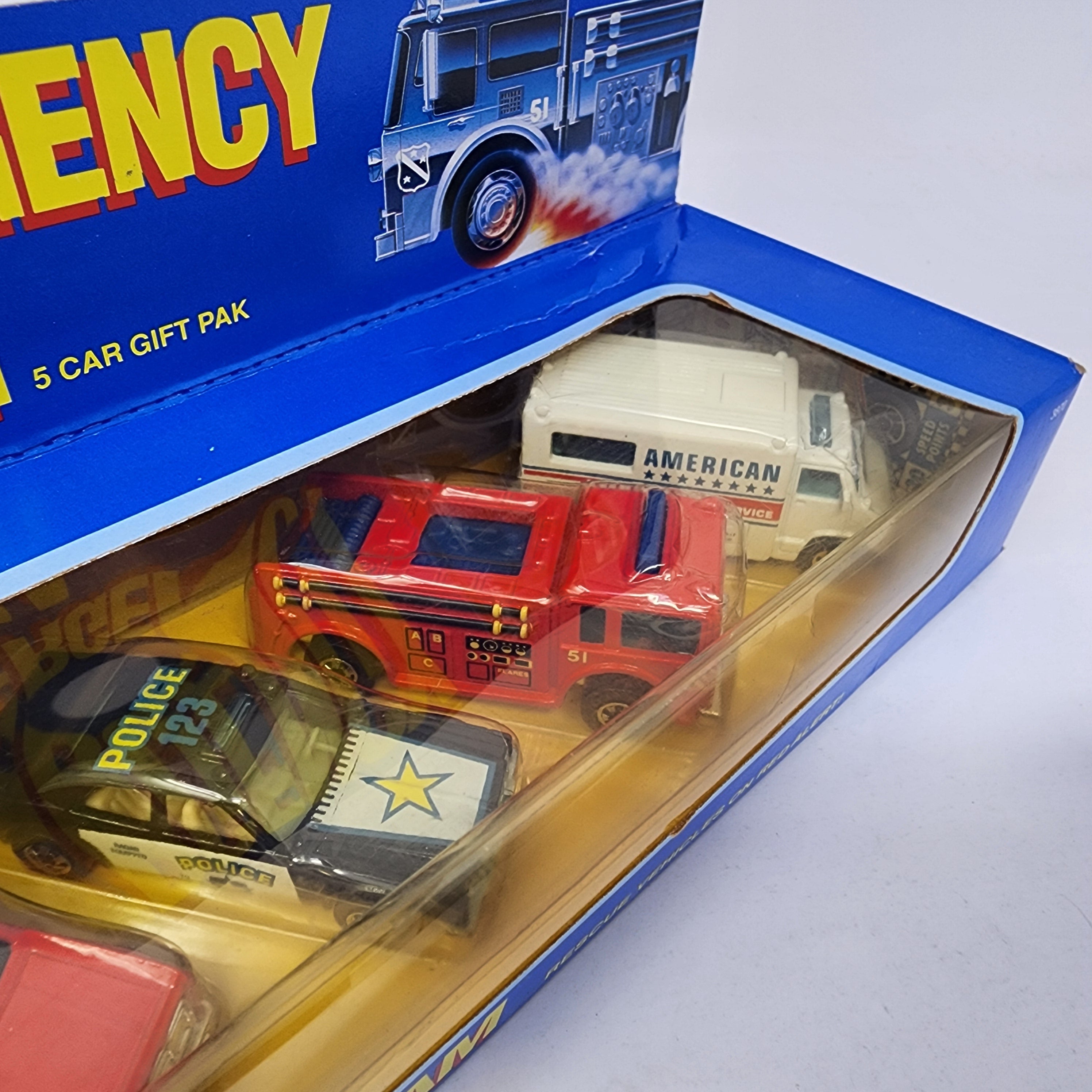 Emergency Team 5 car Gift Pack * 1990 Hot Wheels、mySite、hgirdovlk