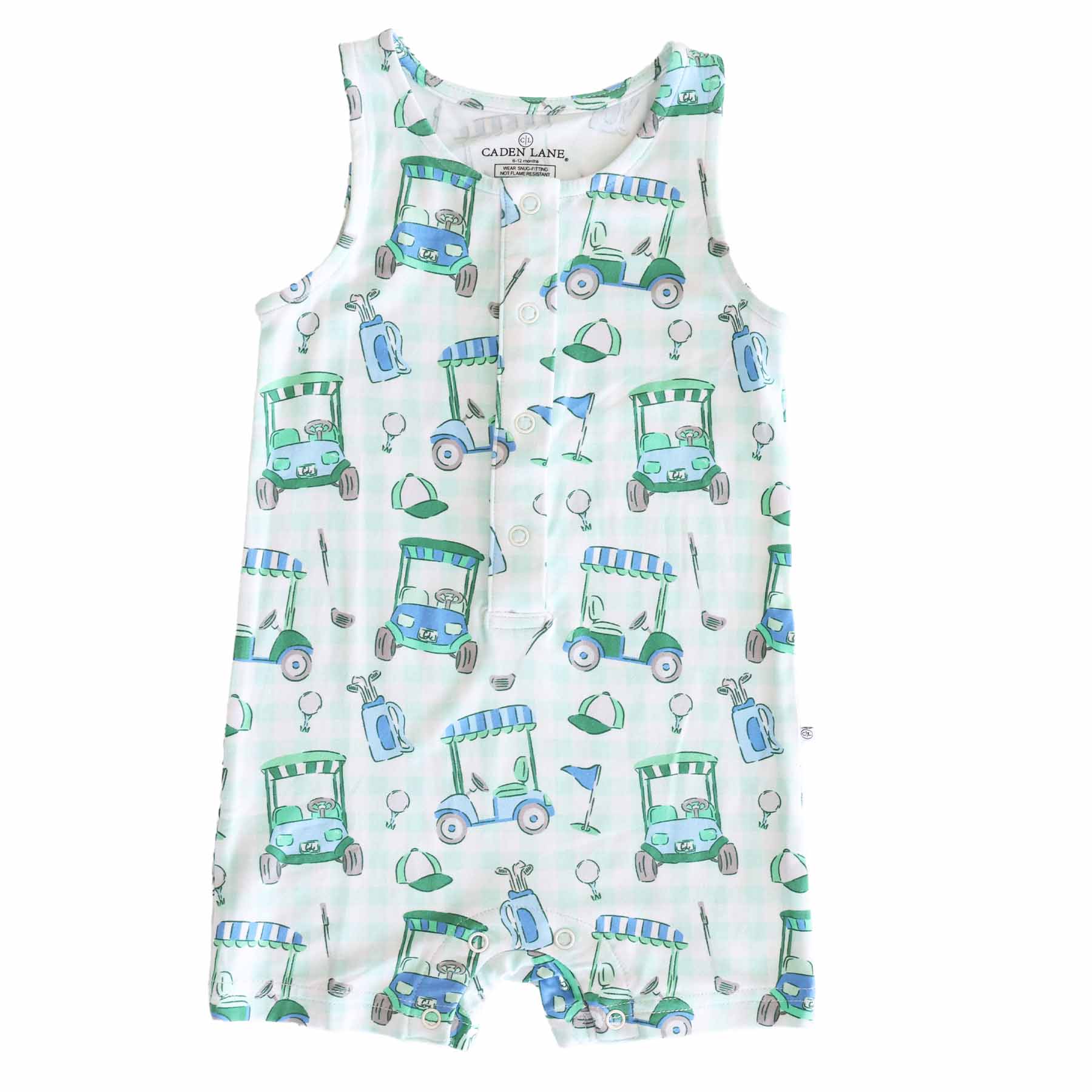  Sleeveless Snap Romper | Birdie Babes Green、mySite、layawaytickets