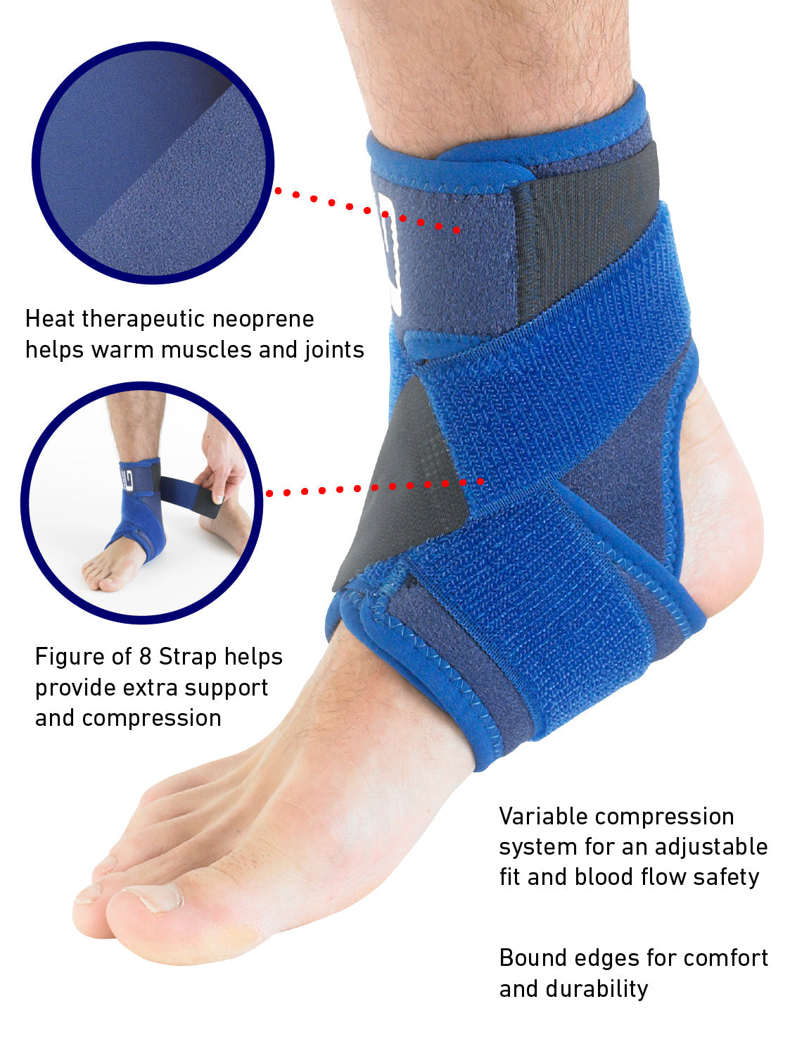  Ankle Support with Figure of 8 Strap、mySite、preschool7hills