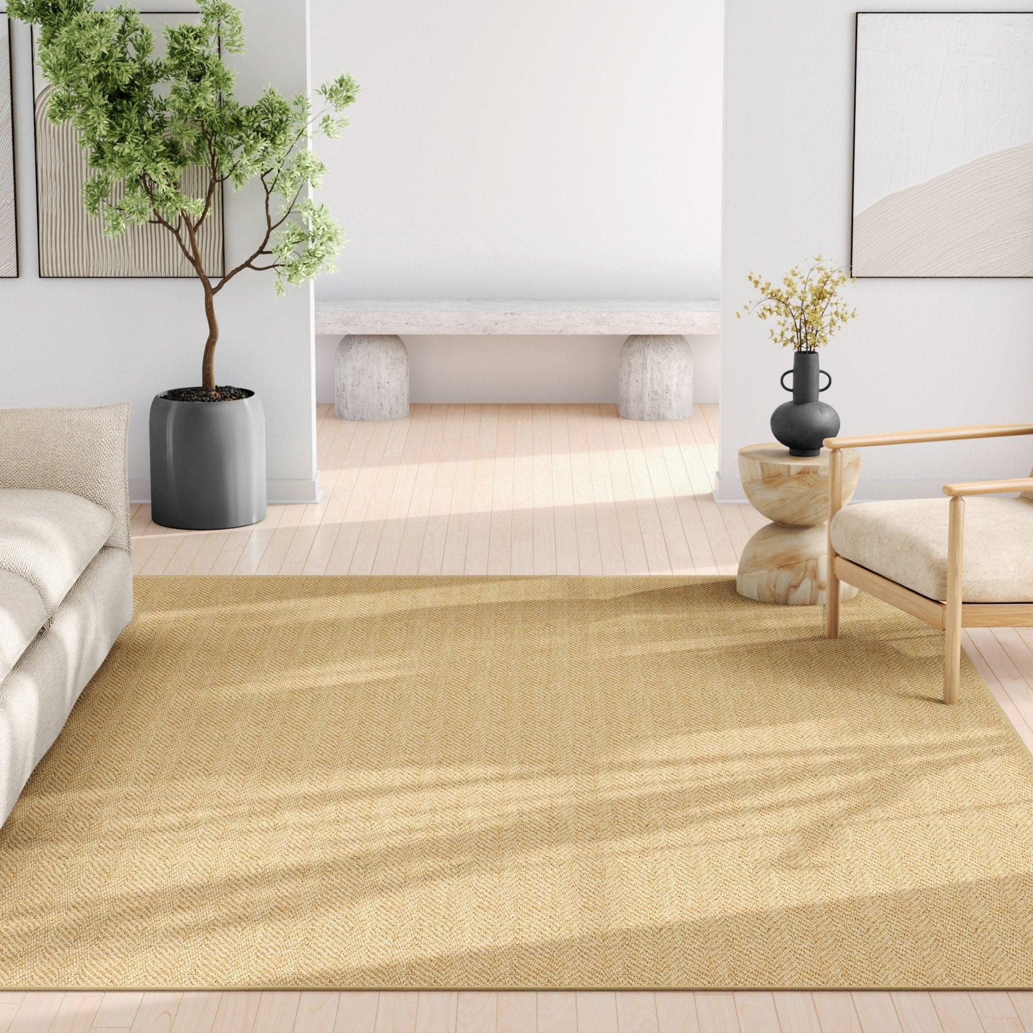 Faux-Jute Boerboel Geometric Herringbone Beige Flatweave Rug、mySite、gigharbornorthrealestate