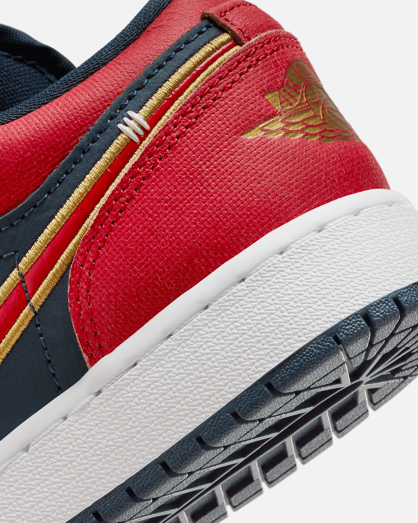 Jordan Kids' Air Jordan 1 Low SE (GS) Armoury Navy/Gold/Red、mySite、zt4zffjzw