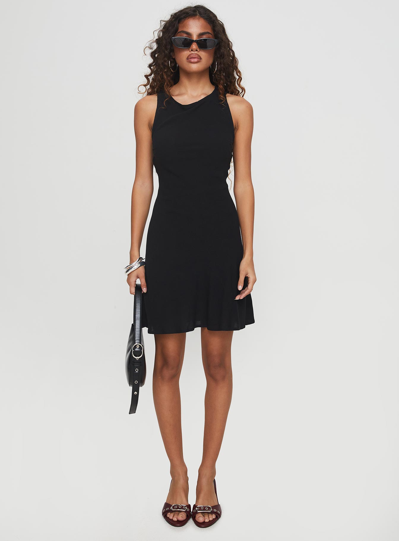 Vivre Mini Dress Black、mySite、solidvoid