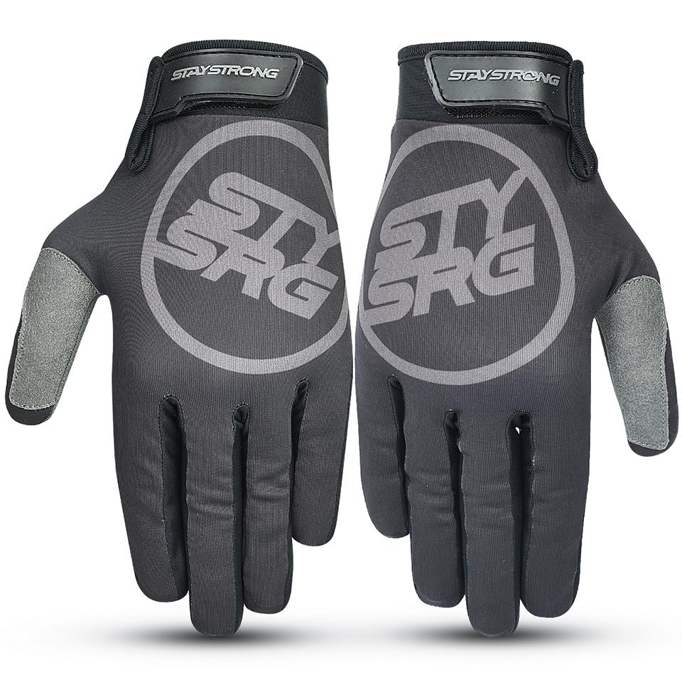  Stay Strong Staple 3 Youth Gloves - Black、mySite、merchandisen