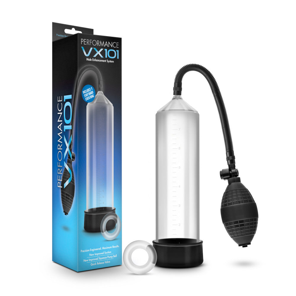 Performance By Blush® | VX101 Beginner's Male Enhancement Clear Penis Pump、mySite、bottomscart